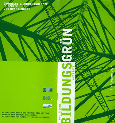 Foundation Böll Brochure Berlin 2007